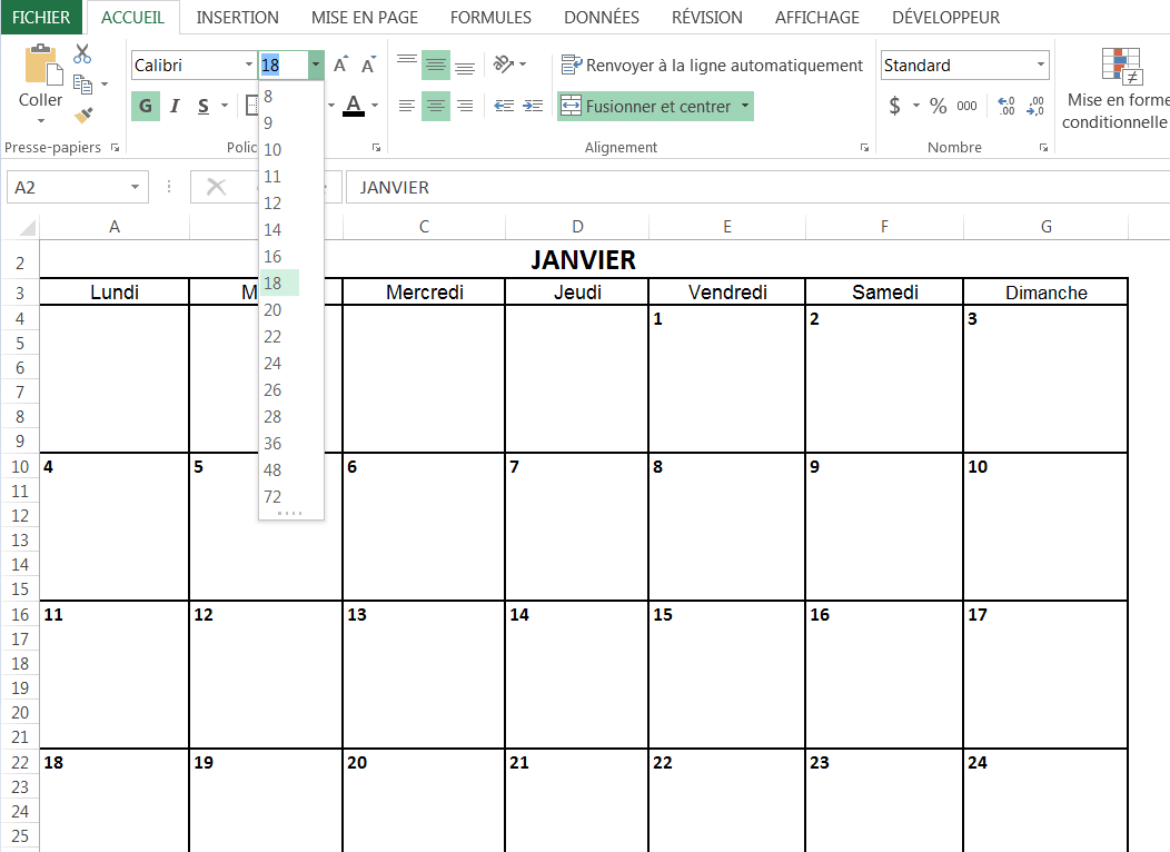 quels sont les avantages dutiliser un calendrier sur excel calendrier excell
