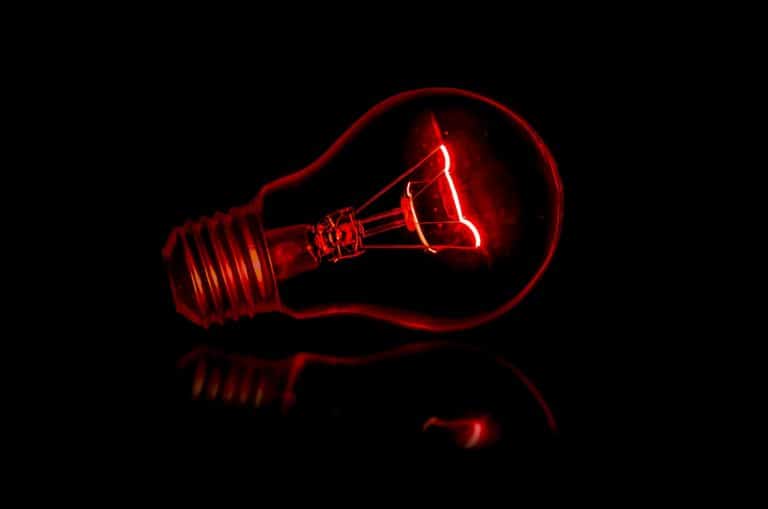 ampoule rouge